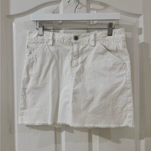 GAP White Mini Skirt